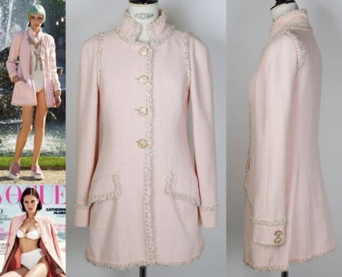 Cappotto giacca tweed chanel - cappotto,