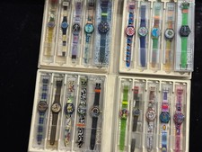 SPLENDIDA E RARA RACCOLTA DI 20 OROLOGI SWATCH VINTAGE DA COLLEZIONE!ALTO VALORE