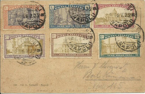 Cartolina con serie - , completa
