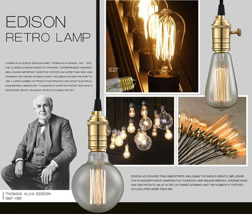 Lampadine edison e27 vintage - edison,
