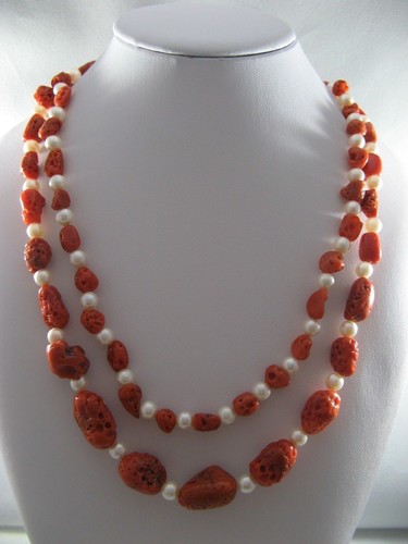 Collana corallo rosso naturale - corallo,