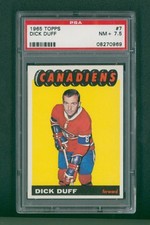1965 Topps Hockey Card - #7