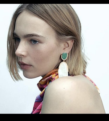 Zara style drop earrings - style, new
