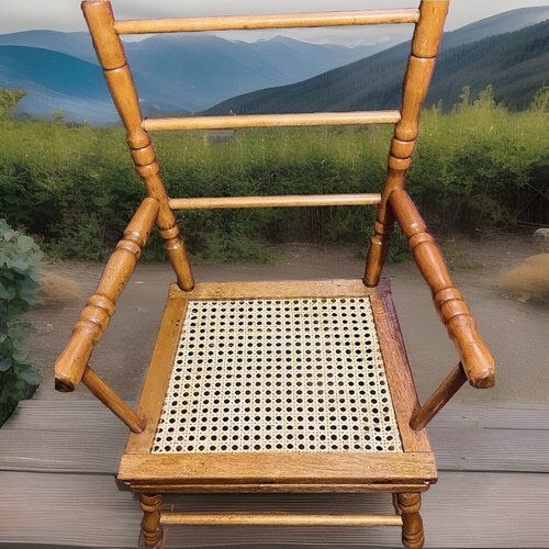 Antica sedia dondolo design - a,