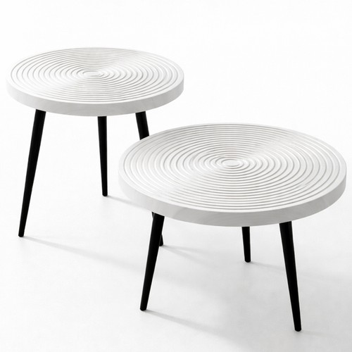Set tavolini caffè tondi - set,