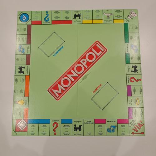 Tabellone gioco monopoli - di,