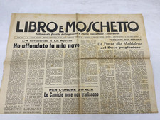 SETTIMANALE LIBRO E MOSCHETTO - ANNO XVIII NUMERO 36 - 1 LUGLIO 1944
