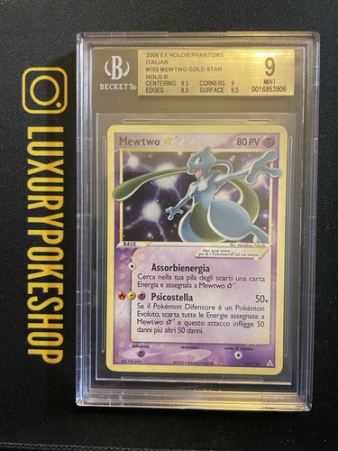 Carta card pokemon mewtwo - carta,