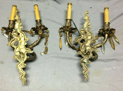 Coppia applique antiche - , in