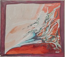 Quadro ad olio,  materico