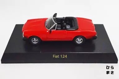 Fiat 124 rosso - 1/64,