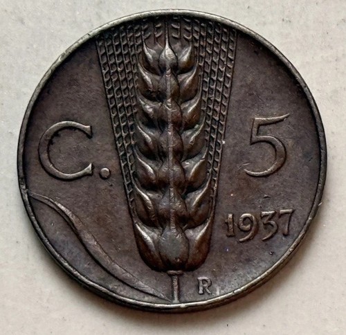 Centesimi 1937 italia - 1937,