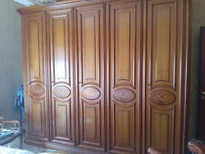 Armadio usato 5 ante e cassetti, per camera da letto. Arte povera, ben mantenuto