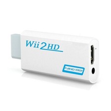 CONVERTITORE WII HDMI ADATTATORE VIDEO FULL HD 1080P CON AUDIO 3,5 MM 