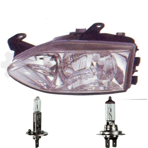 Faro alogeno sinistro per fiat - alogeno,