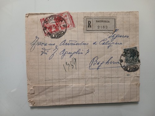 Storia postale 1953 busta - postale,
