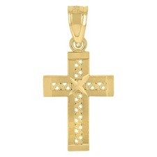 Ciondolo uomo croce religiosa
