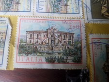 FRANCOBOLLO ITALIA 250 LIRE - VILLA CARISTO STIGNANO