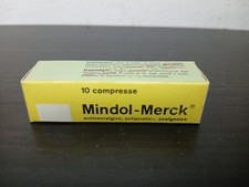 MINDOL - MERCK SCATOLA SIGILLATA  ANNI 50 BRACCO CHIMICA VINTAGE PUBBLICITA'