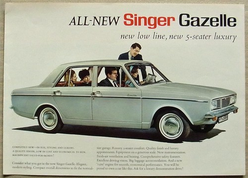 Brochure vendita auto - , singer
