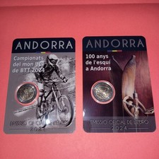LOT DE 2 x 2 EURO ANDORRE 2024