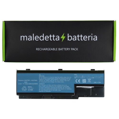 Batteria nera per - nera, acer