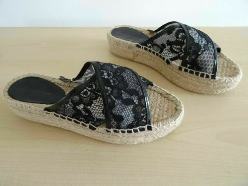 Zara sandali neri pizzo - in,