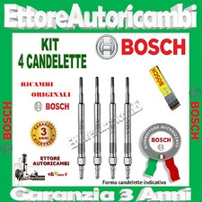 4 CANDELETTE BOSCH KIA