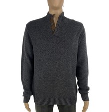 Chaps Uomo Grigio Scuro Collo