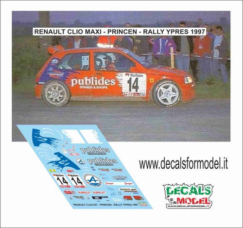 Decals renault clio maxi - decals,