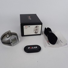 Orologio cardiofrequenzimetro Polar FT4 con cinturino HRM nero grigio non testato necessita batteria