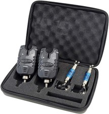 2 x Allarme Morso Pesca alla Carpa e Altalena Illuminata. Allarme e Altalena LED Blu