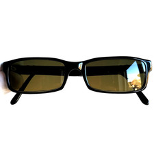 occhiali da sole PERSOL  2801-V sunglasses black vintage silver gray green lens