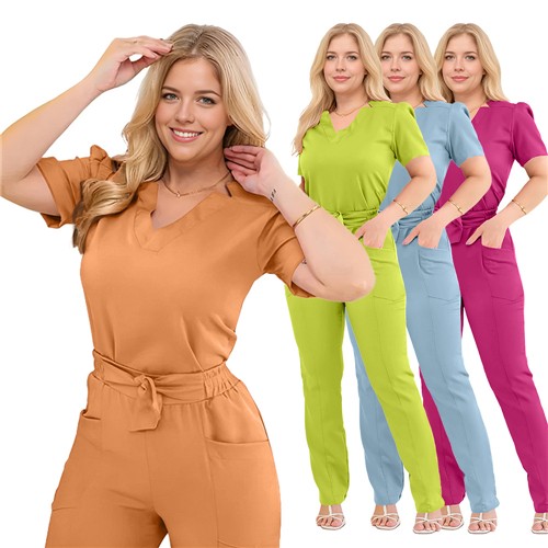 Set scrub medico donna - , scollo
