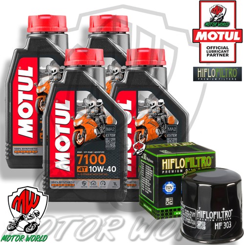 Kit tagliando motul 7100 10w40 - tagliando,