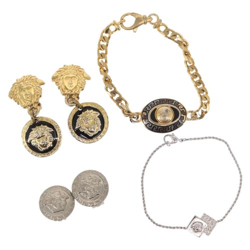 Collana versace metallo - versace, 4
