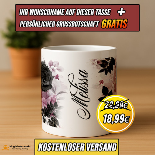 Tazza personalizzata con - 🌸,