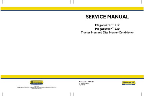 New holland megacutter 512 - new,