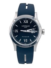 Orologio Locman Island Quarzo 40mm 614KGK/Cinturino Gomma Scontatissimo Nuovo