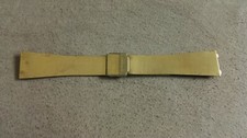 Citizen vintage gold plated bracelet band 20 mm good condition