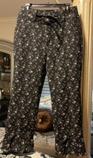 Pantalone jacquard floreale