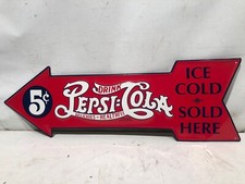 Targa A Freccia Decorativa Pepsi Cola