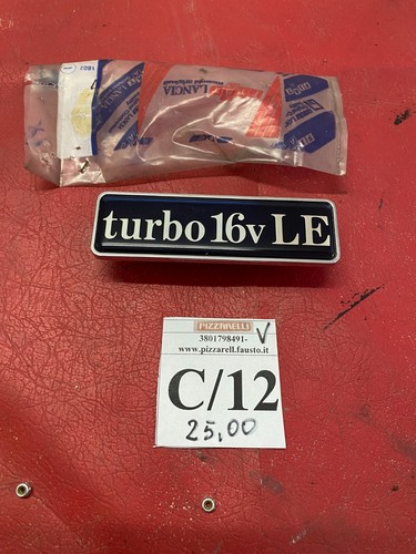 Scritta turbo 16v originale - 16v, le"originale