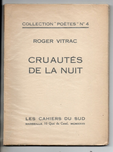 Roger vitrac cruautés la - vitrac,