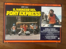 Cap ,IL RAGAZZO DEL PONY EXPRESS,CALA' FERRARI VESPA PIAGGIO MOTO 1986
