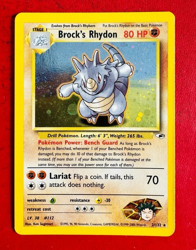 Lotto carte pokemon - pokemon, brock's