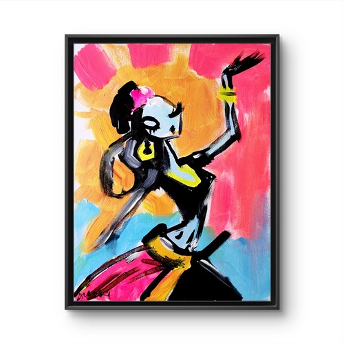 Quadro danza astratta