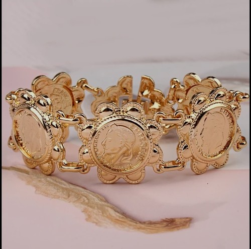 Bracciale donna monete