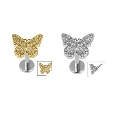 Farfalla Labret 1,2mm Acciaio