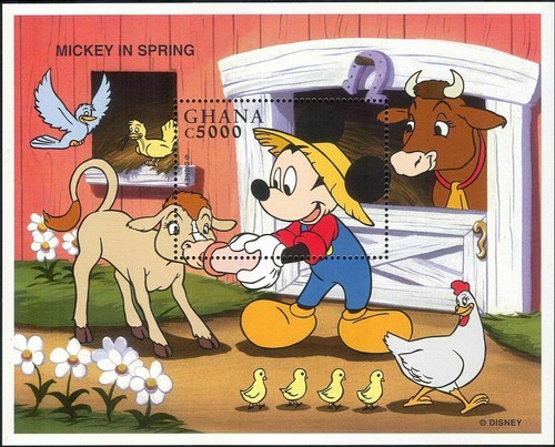 Ghana 1998 disney topolino - ghana,